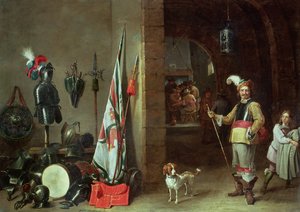 ガードルーム 作： David Teniers the Younger
